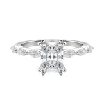 Load image into Gallery viewer, FREY RADIANT CUT MOISSANITE ENGAGEMENT RING