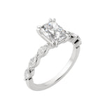 Load image into Gallery viewer, FREY RADIANT CUT MOISSANITE ENGAGEMENT RING