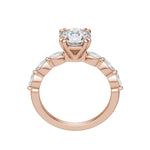 Load image into Gallery viewer, FREY ROUND CUT MOISSANITE ENGAGEMENT RING