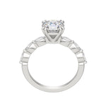 Load image into Gallery viewer, FREY ROUND CUT MOISSANITE ENGAGEMENT RING