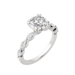 Load image into Gallery viewer, FREY ROUND CUT MOISSANITE ENGAGEMENT RING