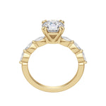 Load image into Gallery viewer, FREY ROUND CUT MOISSANITE ENGAGEMENT RING