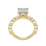 Load image into Gallery viewer, GAIA ASSCHER CUT MOISSANITE ENGAGEMENT RING