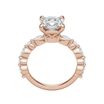 Load image into Gallery viewer, GAIA CUSHION CUT MOISSANITE ENGAGEMENT RING