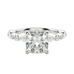 Load image into Gallery viewer, GAIA CUSHION CUT MOISSANITE ENGAGEMENT RING