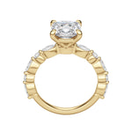Load image into Gallery viewer, GAIA CUSHION CUT MOISSANITE ENGAGEMENT RING
