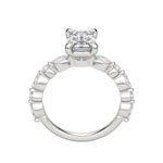 Load image into Gallery viewer, GAIA EMERALD CUT MOISSANITE ENGAGEMENT RING