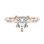 Load image into Gallery viewer, GAIA HEART CUT MOISSANITE ENGAGEMENT RING