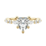 Load image into Gallery viewer, GAIA HEART CUT MOISSANITE ENGAGEMENT RING