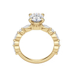 Load image into Gallery viewer, GAIA OVAL CUT MOISSANITE ENGAGEMENT RING