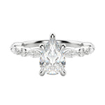 Load image into Gallery viewer, GAIA PEAR CUT MOISSANITE ENGAGEMENT RING