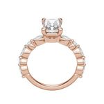 Load image into Gallery viewer, GAIA RADIANT CUT MOISSANITE ENGAGEMENT RING