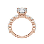 Load image into Gallery viewer, GAIA ROUND CUT MOISSANITE ENGAGEMENT RING