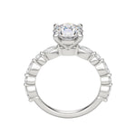 Load image into Gallery viewer, GAIA ROUND CUT MOISSANITE ENGAGEMENT RING