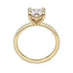 Load image into Gallery viewer, HERA ACCENTED HEART CUT MOISSANITE ENGAGEMENT RING