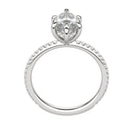 Load image into Gallery viewer, HERA ACCENTED MARQUISE CUT MOISSANITE ENGAGEMENT RING