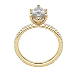 Load image into Gallery viewer, HERA ACCENTED MARQUISE CUT MOISSANITE ENGAGEMENT RING