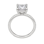 Load image into Gallery viewer, HERA ACCENTED PRINCESS CUT MOISSANITE ENGAGEMENT RING