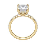 Load image into Gallery viewer, HERA ACCENTED PRINCESS CUT MOISSANITE ENGAGEMENT RING