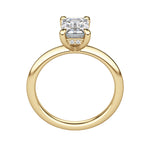 Load image into Gallery viewer, HERA CLASSIC EMERALD CUT MOISSANITE ENGAGEMENT RING