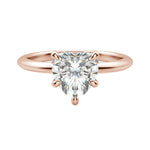 Load image into Gallery viewer, HERA CLASSIC HEART CUT MOISSANITE ENGAGEMENT RING