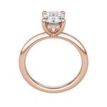 Load image into Gallery viewer, HERA CLASSIC OVAL CUT MOISSANITE ENGAGEMENT RING