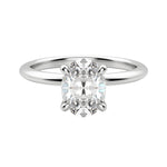 Load image into Gallery viewer, HERA CLASSIC OVAL CUT MOISSANITE ENGAGEMENT RING