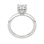 Load image into Gallery viewer, HERA CLASSIC OVAL CUT MOISSANITE ENGAGEMENT RING