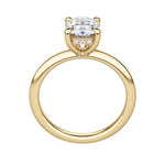 Load image into Gallery viewer, HERA CLASSIC OVAL CUT MOISSANITE ENGAGEMENT RING
