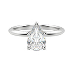 Load image into Gallery viewer, HERA CLASSIC PEAR CUT MOISSANITE ENGAGEMENT RING