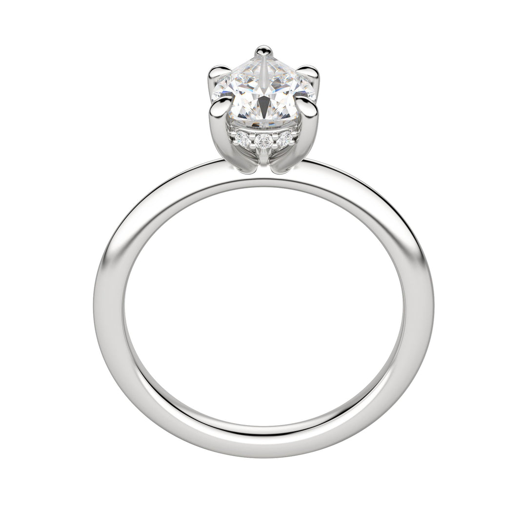 HERA CLASSIC PEAR CUT MOISSANITE ENGAGEMENT RING