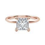Load image into Gallery viewer, HERA CLASSIC PRINCESS CUT MOISSANITE ENGAGEMENT RING
