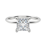 Load image into Gallery viewer, HERA CLASSIC PRINCESS CUT MOISSANITE ENGAGEMENT RING
