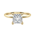 Load image into Gallery viewer, HERA CLASSIC PRINCESS CUT MOISSANITE ENGAGEMENT RING
