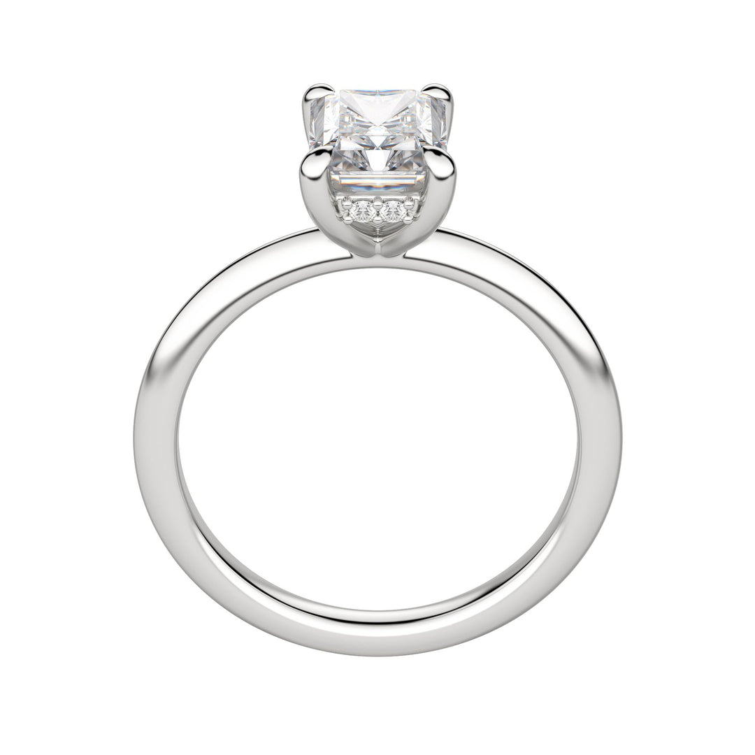 HERA CLASSIC RADIANT CUT MOISSANITE ENGAGEMENT RING