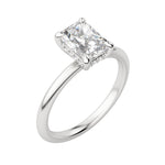 Load image into Gallery viewer, HERA CLASSIC RADIANT CUT MOISSANITE ENGAGEMENT RING