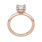 Load image into Gallery viewer, HERA CLASSIC ROUND CUT MOISSANITE ENGAGEMENT RING