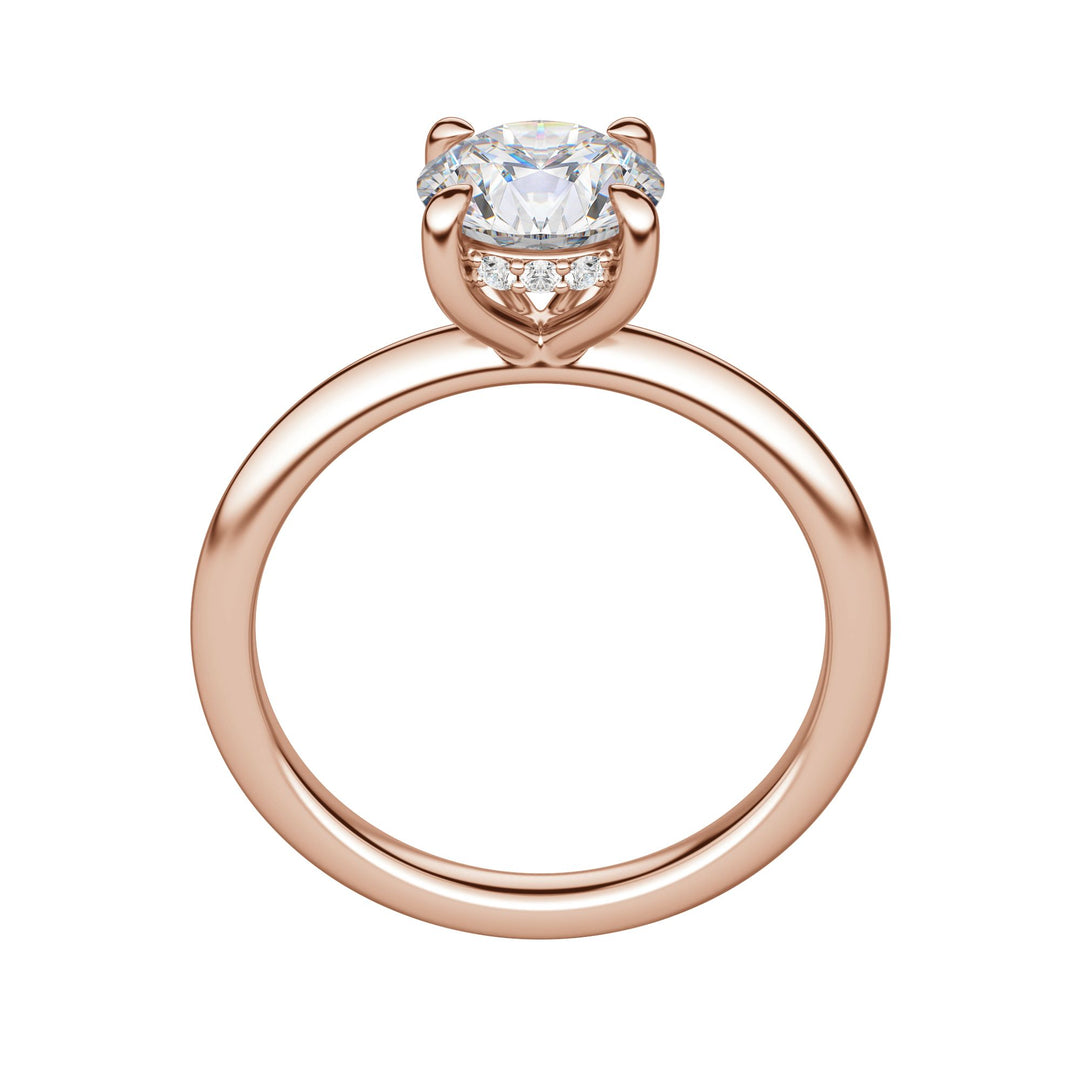 HERA CLASSIC ROUND CUT MOISSANITE ENGAGEMENT RING
