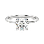 Load image into Gallery viewer, HERA CLASSIC ROUND CUT MOISSANITE ENGAGEMENT RING