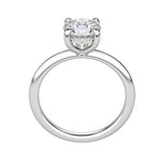 Load image into Gallery viewer, HERA CLASSIC ROUND CUT MOISSANITE ENGAGEMENT RING