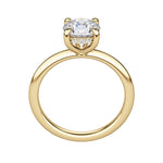 Load image into Gallery viewer, HERA CLASSIC ROUND CUT MOISSANITE ENGAGEMENT RING