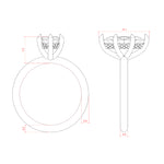 Load image into Gallery viewer, HERA CLASSIC MARQUISE CUT ENGAGEMENT RING