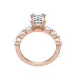 Load image into Gallery viewer, JUNO EMERALD CUT MOISSANITE ENGAGEMENT RING