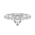 Load image into Gallery viewer, JUNO HEART CUT MOISSANITE ENGAGEMENT RING