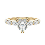 Load image into Gallery viewer, JUNO HEART CUT MOISSANITE ENGAGEMENT RING