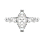 Load image into Gallery viewer, JUNO MARQUISE CUT MOISSANITE ENGAGEMENT RING