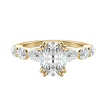 Load image into Gallery viewer, JUNO OVAL CUT MOISSANITE ENGAGEMENT RING