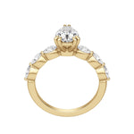 Load image into Gallery viewer, JUNO PEAR CUT MOISSANITE ENGAGEMENT RING