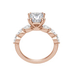 Load image into Gallery viewer, JUNO PRINCESS CUT MOISSANITE ENGAGEMENT RING