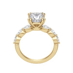 Load image into Gallery viewer, JUNO PRINCESS CUT MOISSANITE ENGAGEMENT RING
